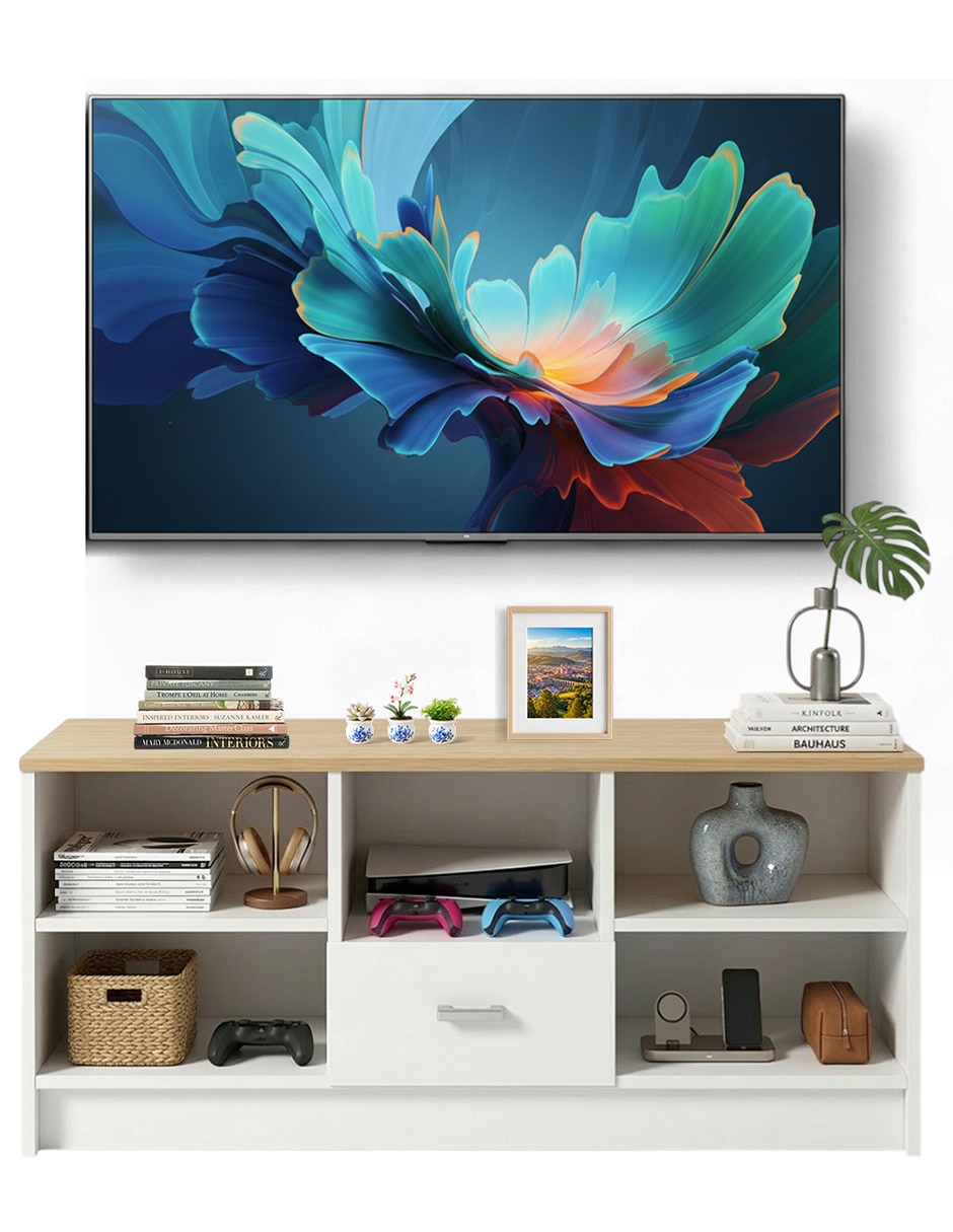 Mueble de tv armable de melamina 7