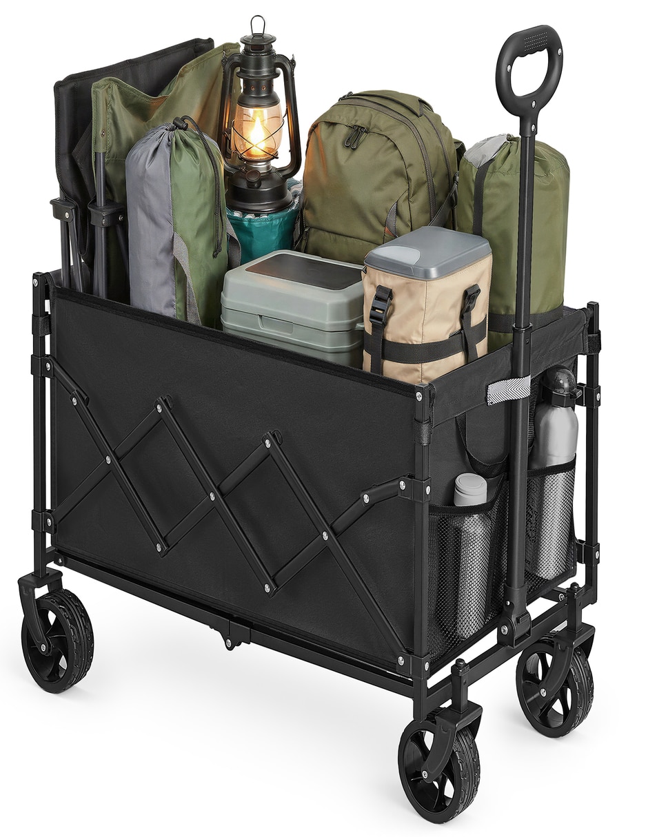 Carrito vagón plegable con capacidad de 150 kg