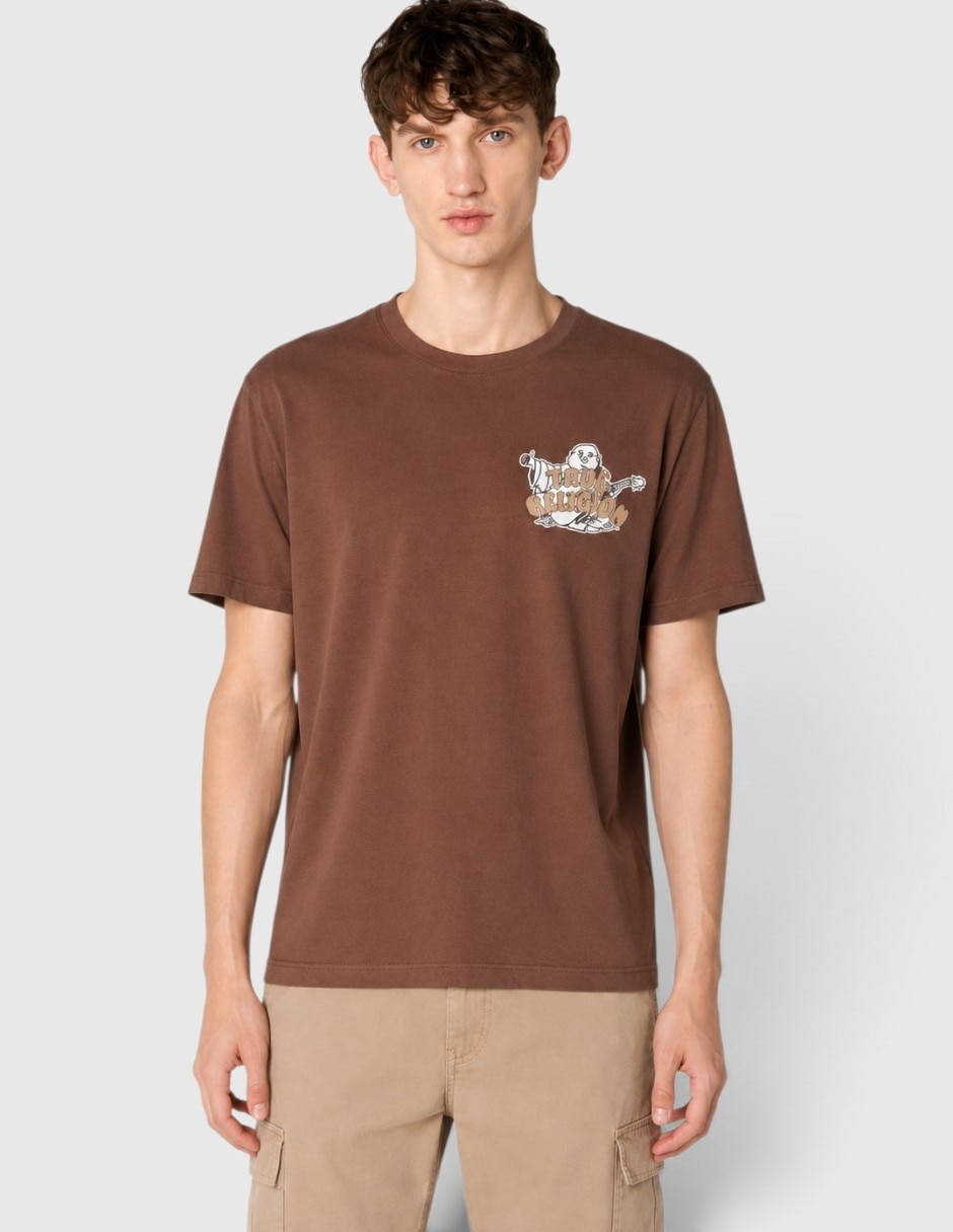 Playera cuello redondo para hombre