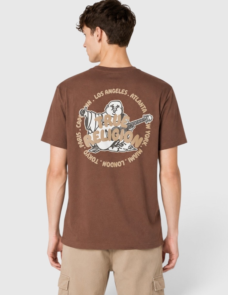 Playera cuello redondo para hombre