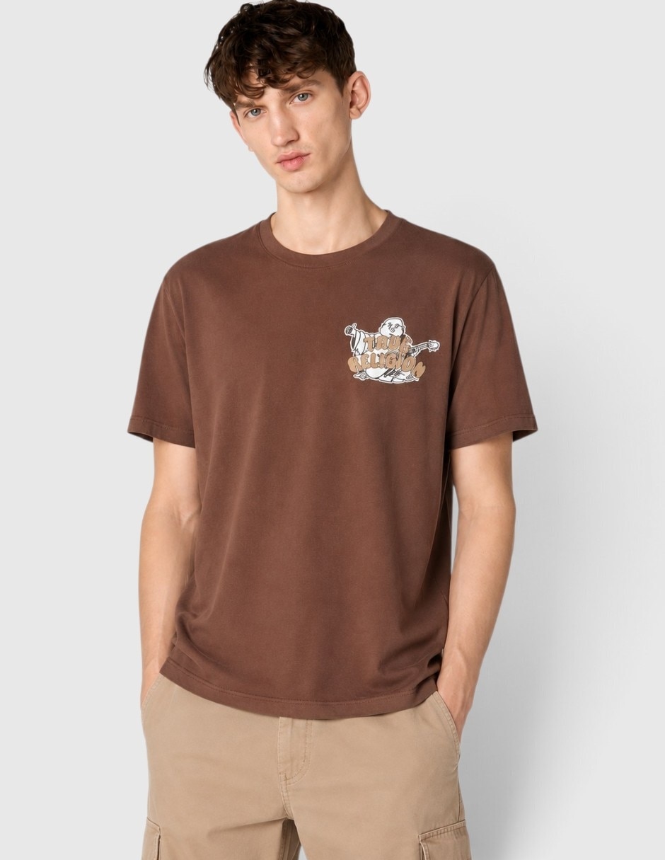 Playera cuello redondo para hombre