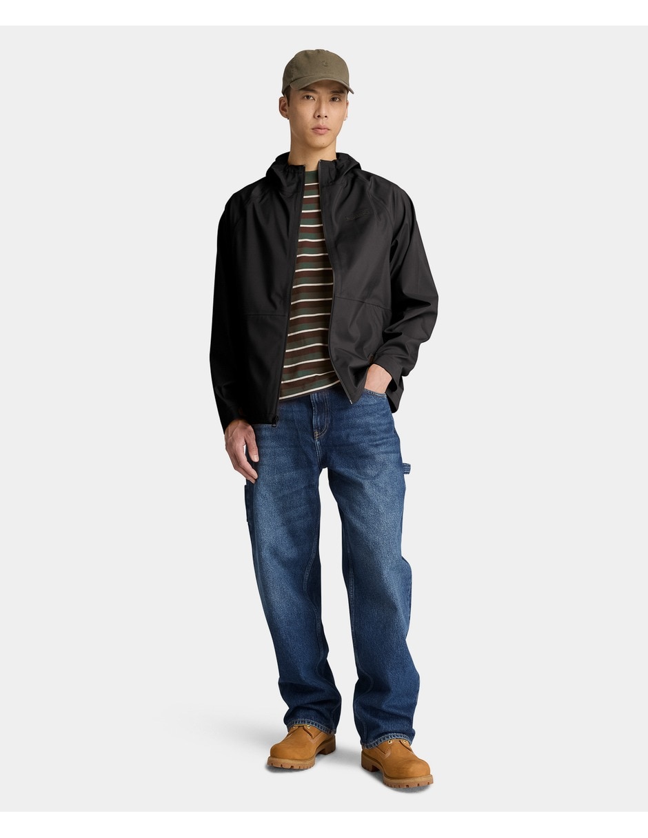 Chamarra casual impermeable de mezclilla para hombre 2
