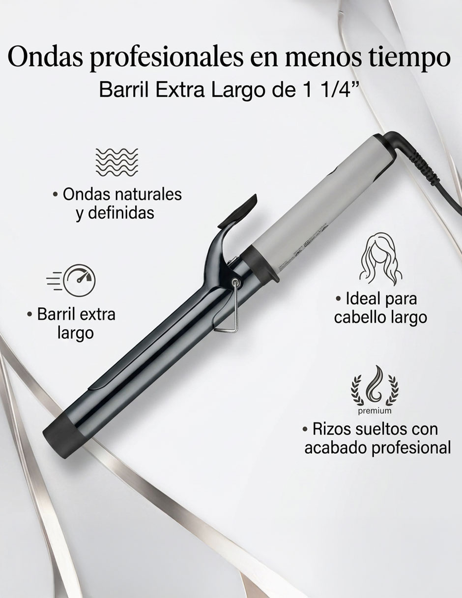 Rizadora de cabello Bntw125xlgyes 32 mm de Nano Titanium 3