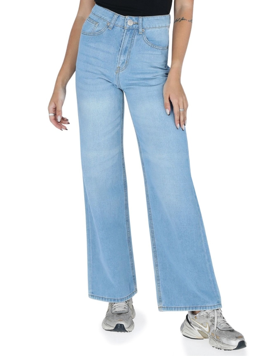 Jeans wide leg cintura para mujer Jeans wide leg cintura para mujer