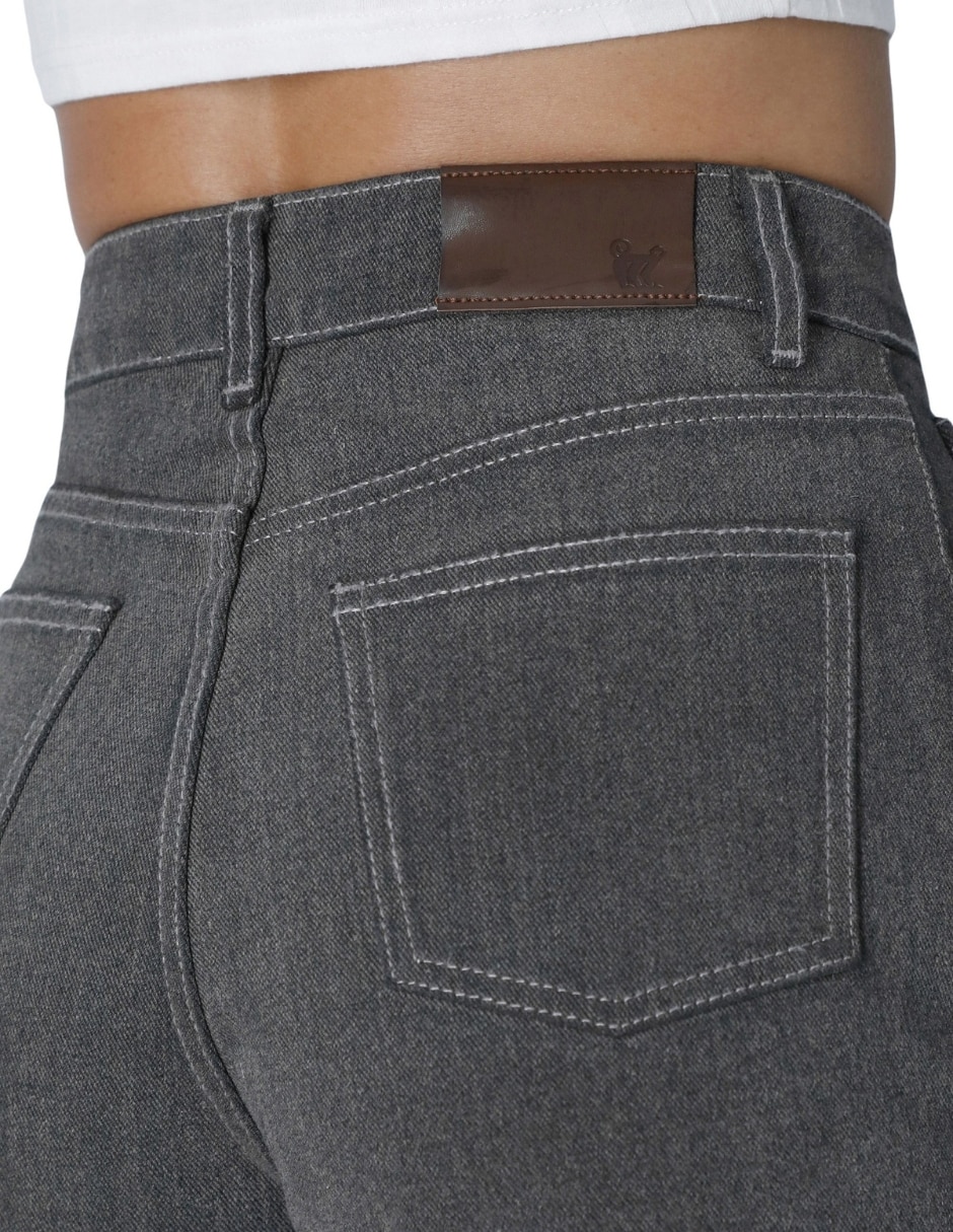Jeans wide leg cintura savage monkey para mujer 3