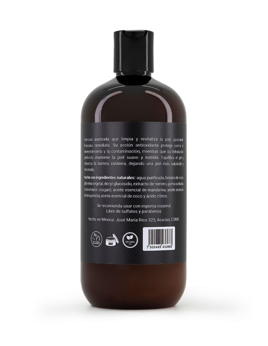 Jabón corporal - men body wash/jabón líquido corporal mandarina y bergamota 480 ml mandarina y bergamota noryn 5