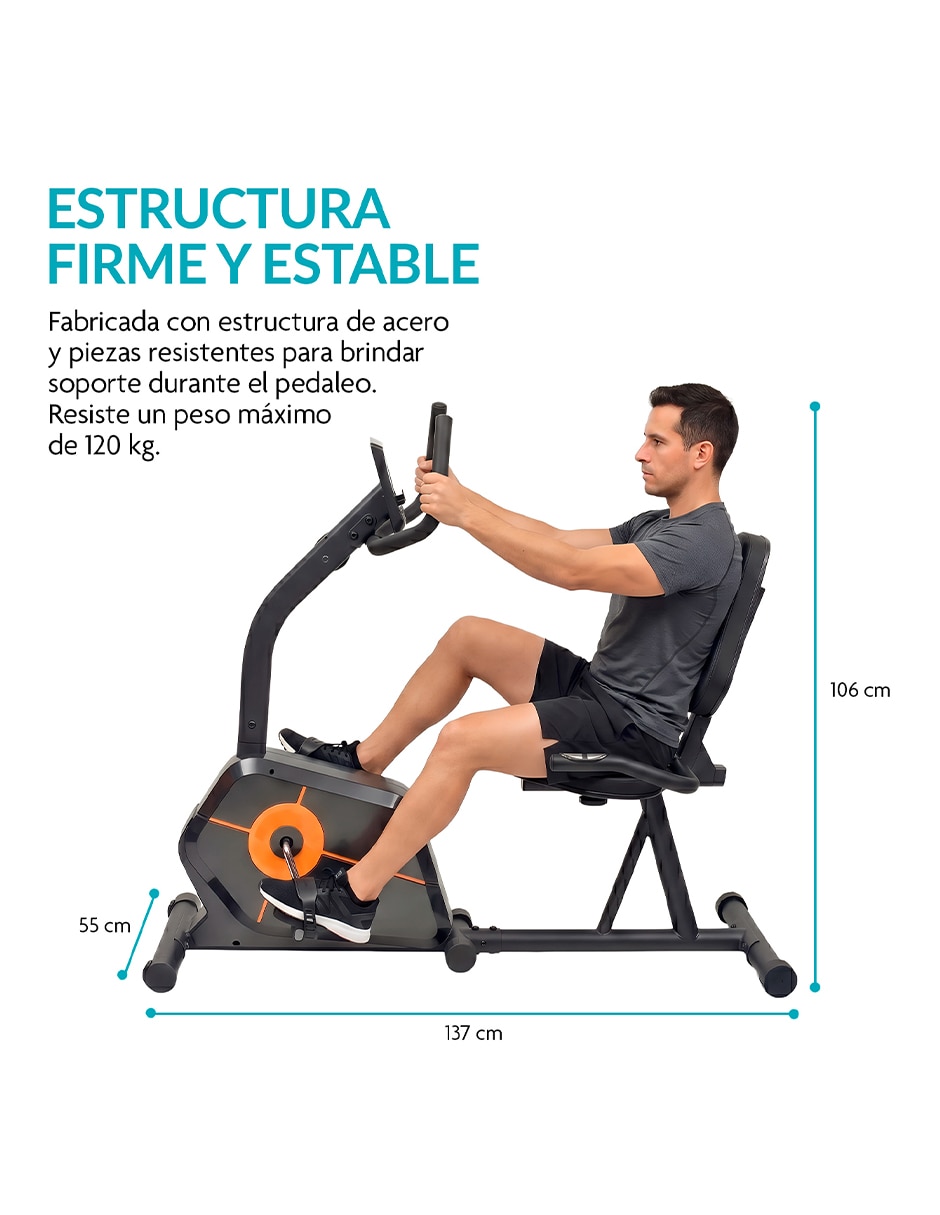 Bicicleta estática modelo de acero 8