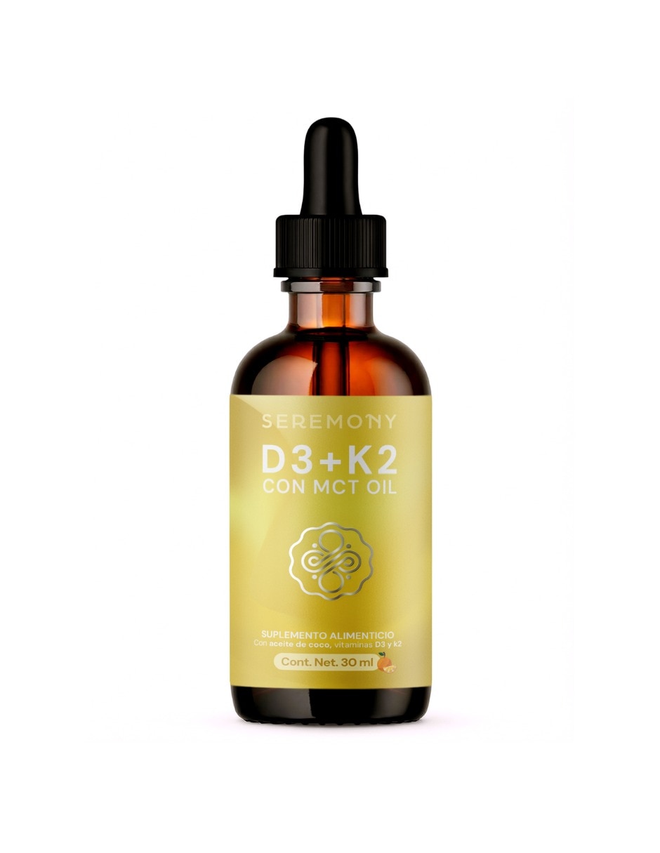 D3+K2 con Mct Oil con vitamina D3 sabor naranja de 30 ml D3+K2 con Mct Oil con vitamina D3 sabor naranja de 30 ml