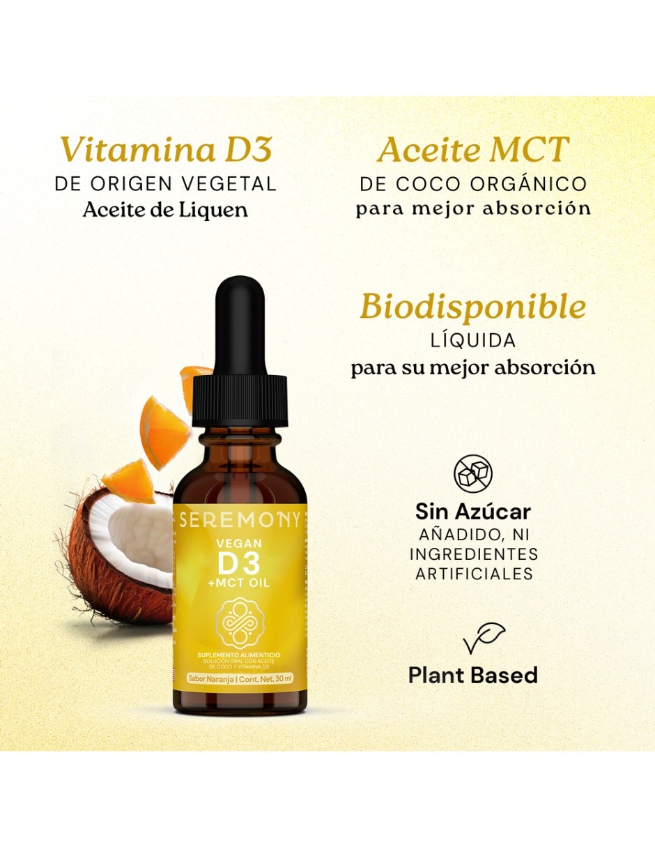 D3+K2 con Mct Oil con vitamina D3 sabor naranja de 30 ml 4