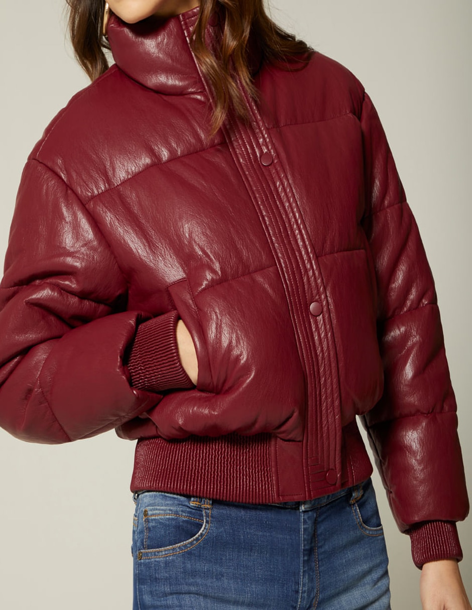 Chamarra capitonada impermeable para mujer Chamarra capitonada impermeable para mujer