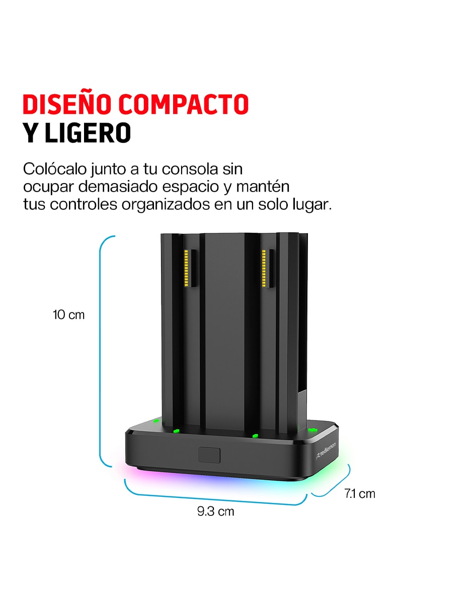 Cargador de control nintendo joy-con usb tipo c 10 w 6