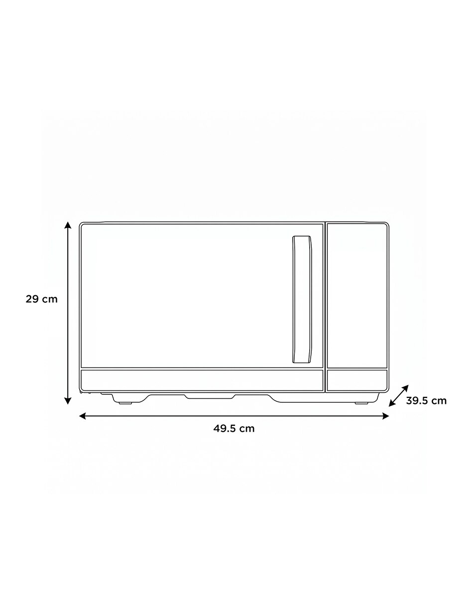 Horno de microondas de convencional modelo mmdes10a2mb 7
