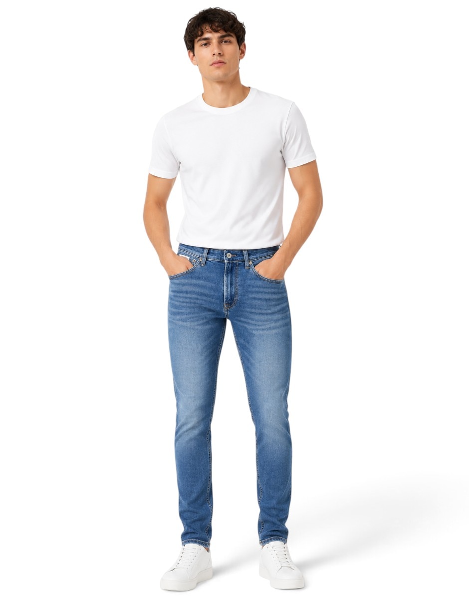 Pantalón casual técnico slim para hombre 4