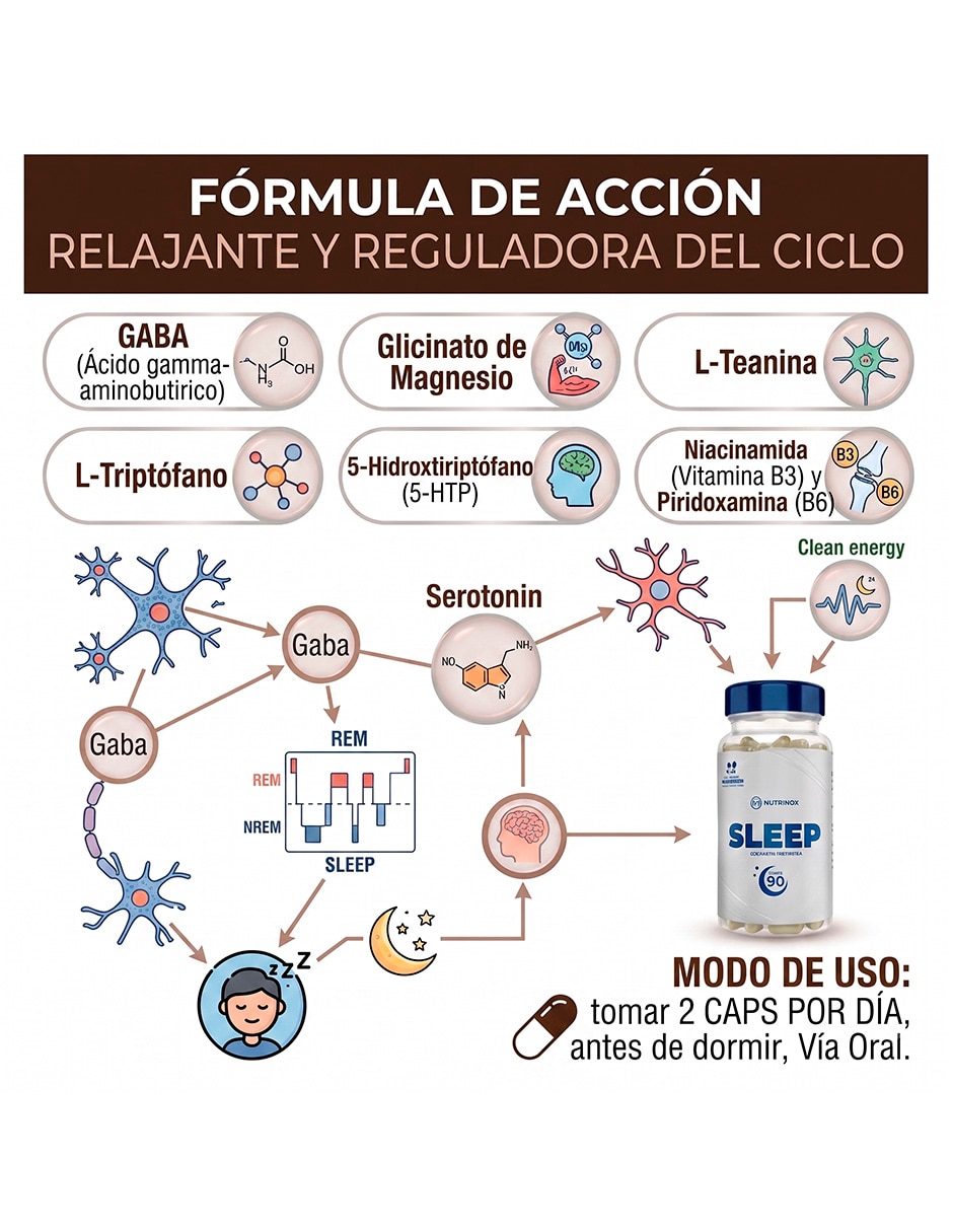 Sleep con gaba de 90 cápsulas