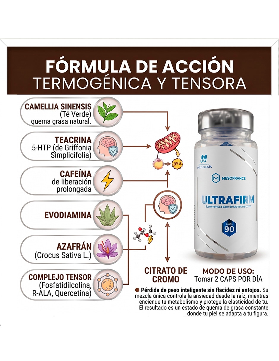 Ultrafirm con 5-HTP de cápsulas