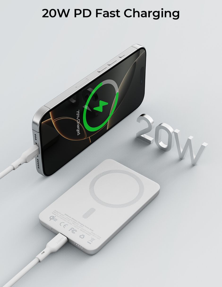 Batería portátil aukey 5000 mah