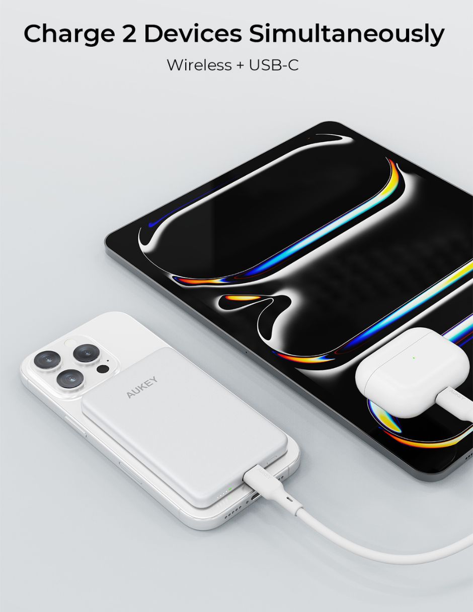 Batería portátil aukey 5000 mah