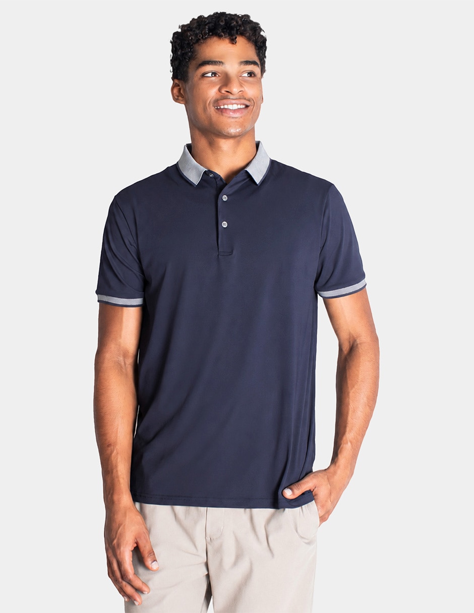 Playera cuello polo para hombre