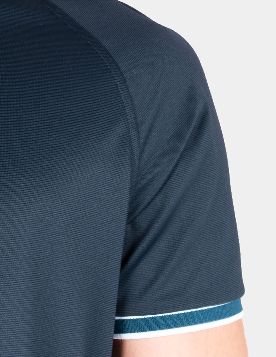 Playera cuello con cierre para hombre 5