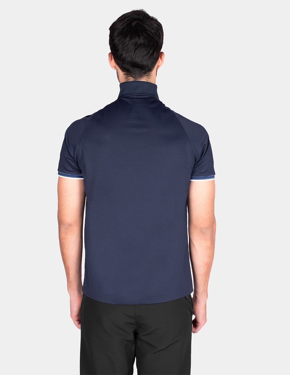 Playera cuello con cierre para hombre 5