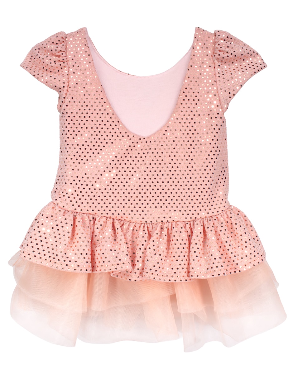 Vestido manga regular para niña 3