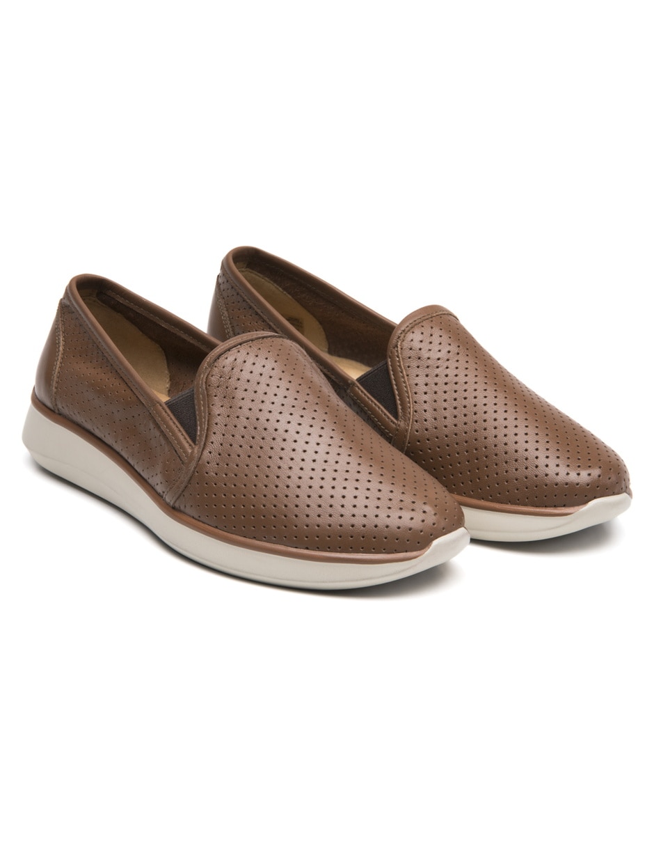 Mocasín de piel para mujer 6