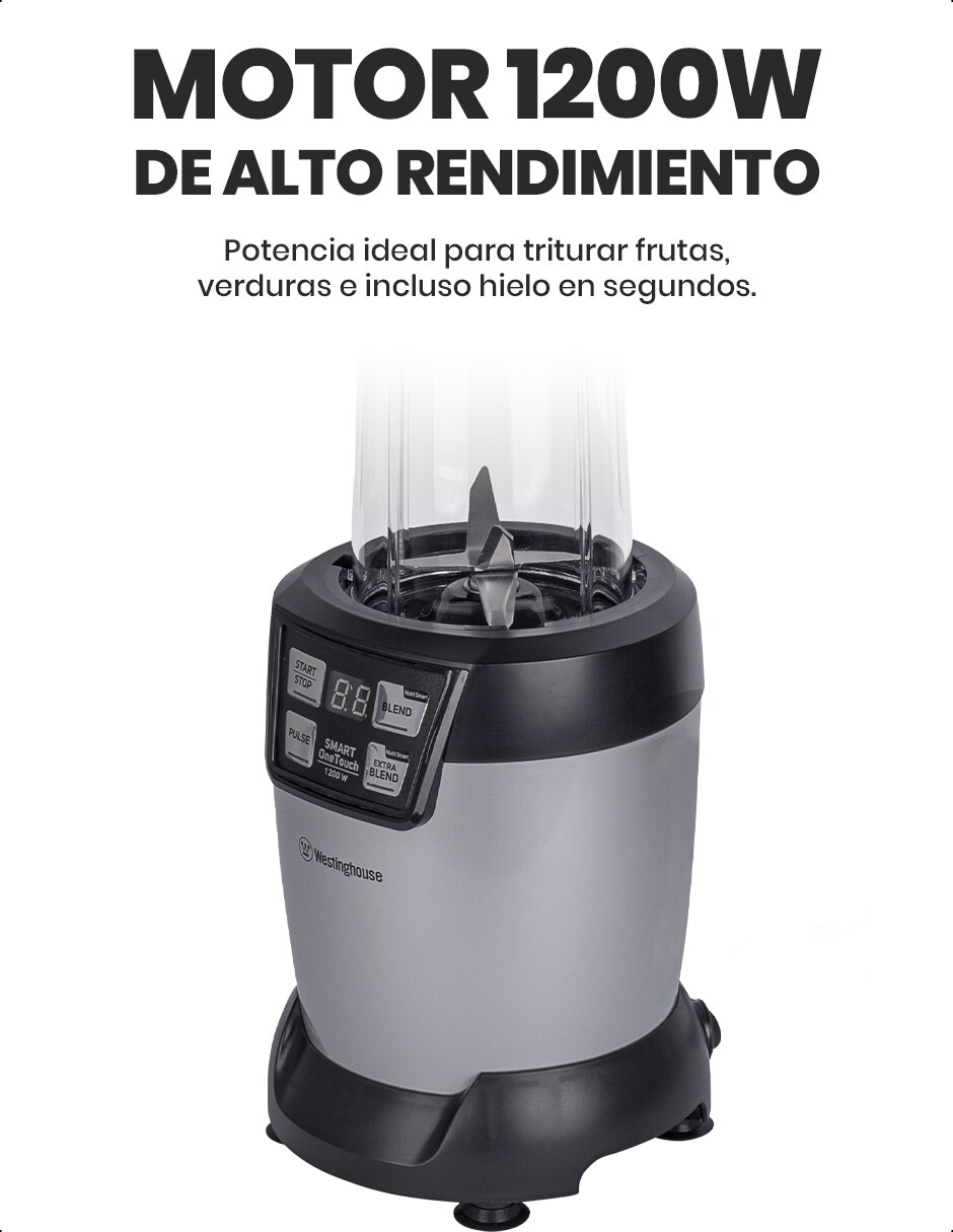 Licuadora personal 3 velocidades 6
