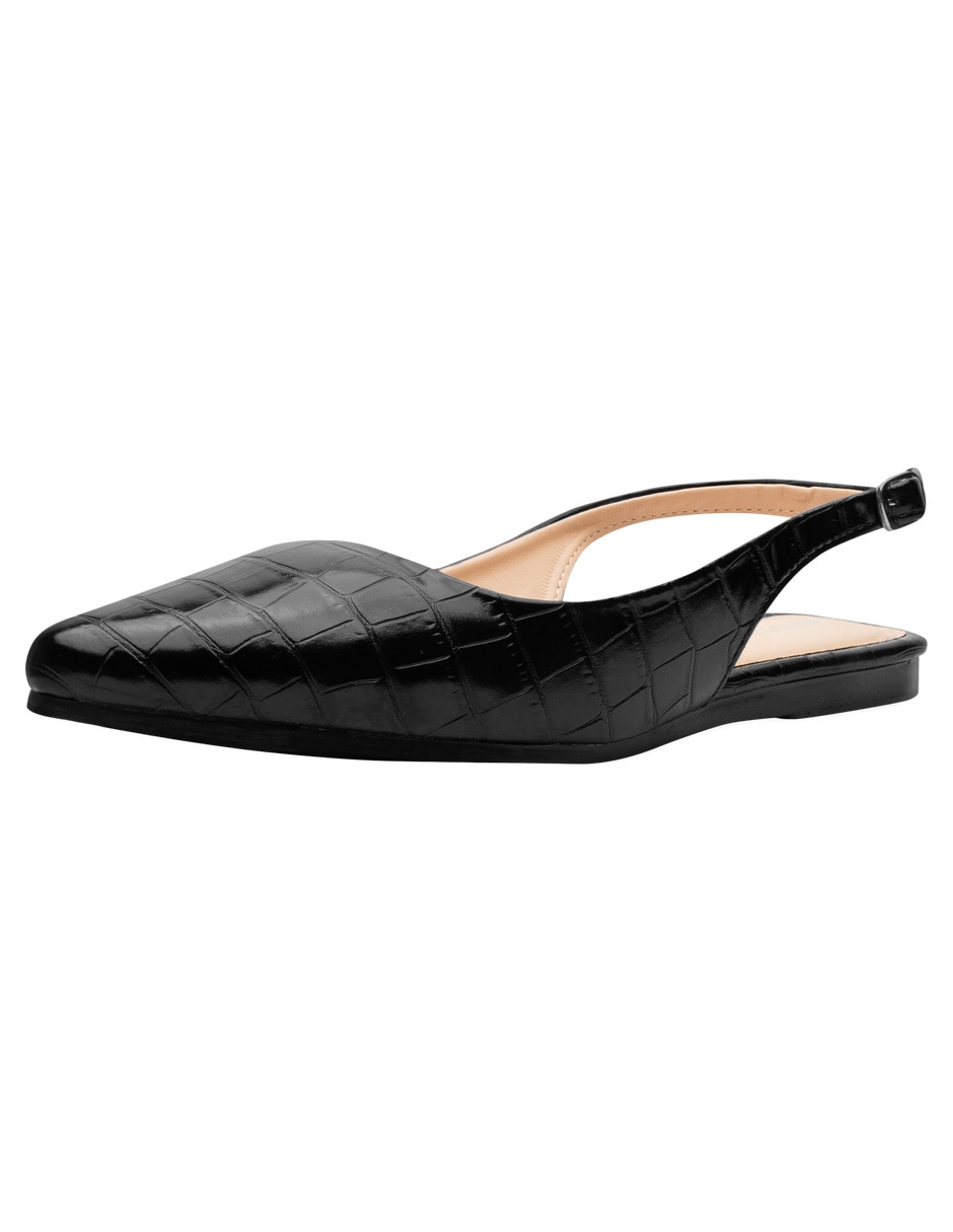 Balerina de piel sintética para mujer 6