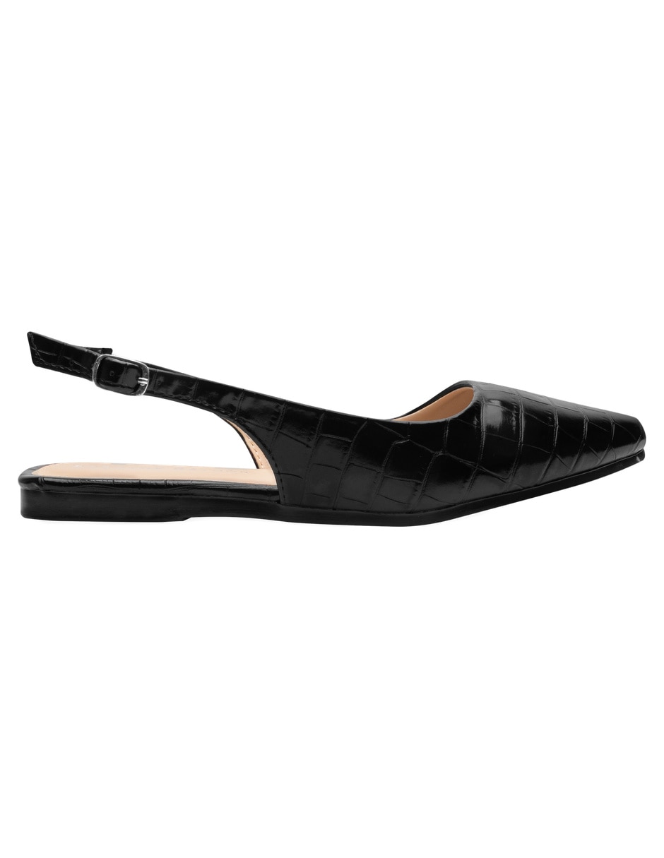 Balerina de piel sintética para mujer 4