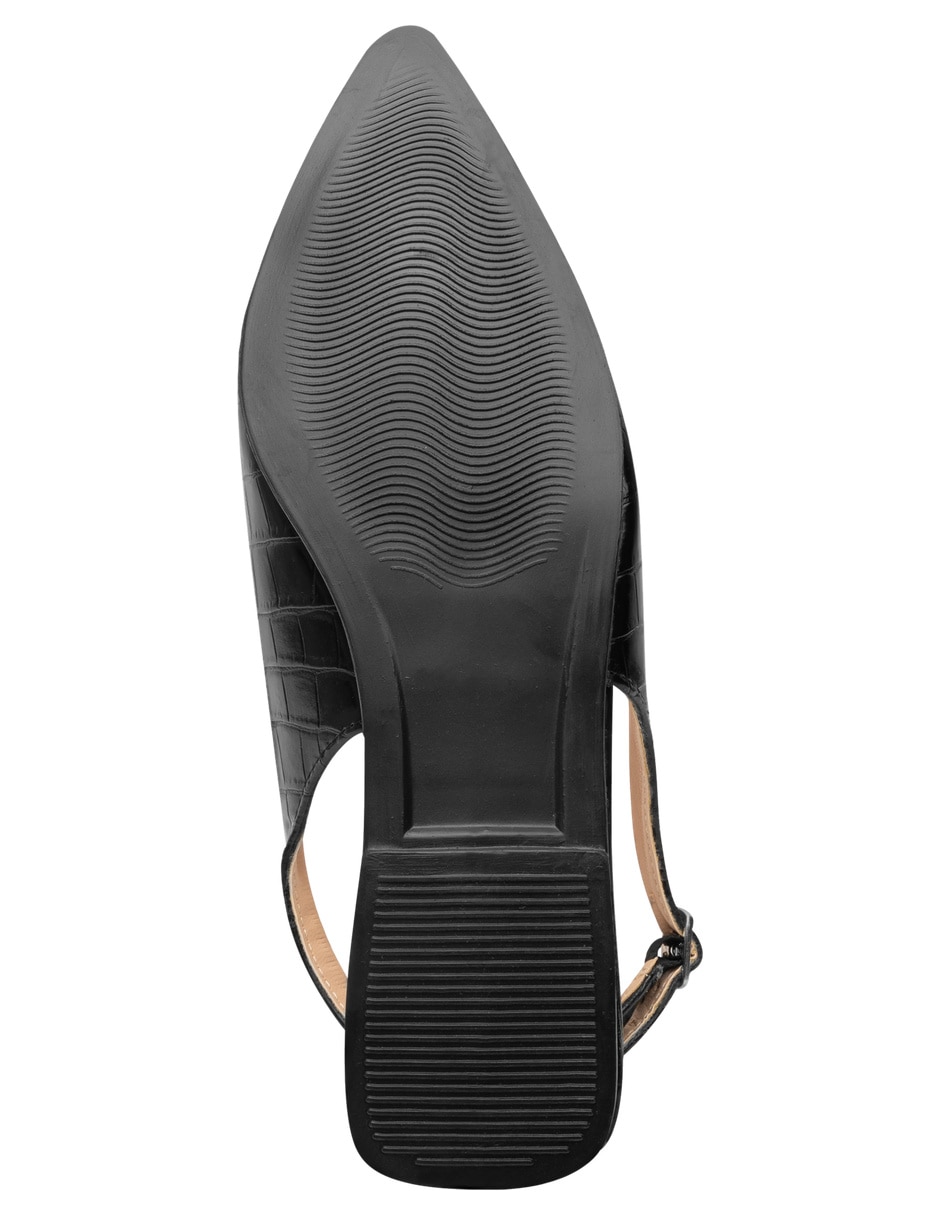 Balerina de piel sintética para mujer 7