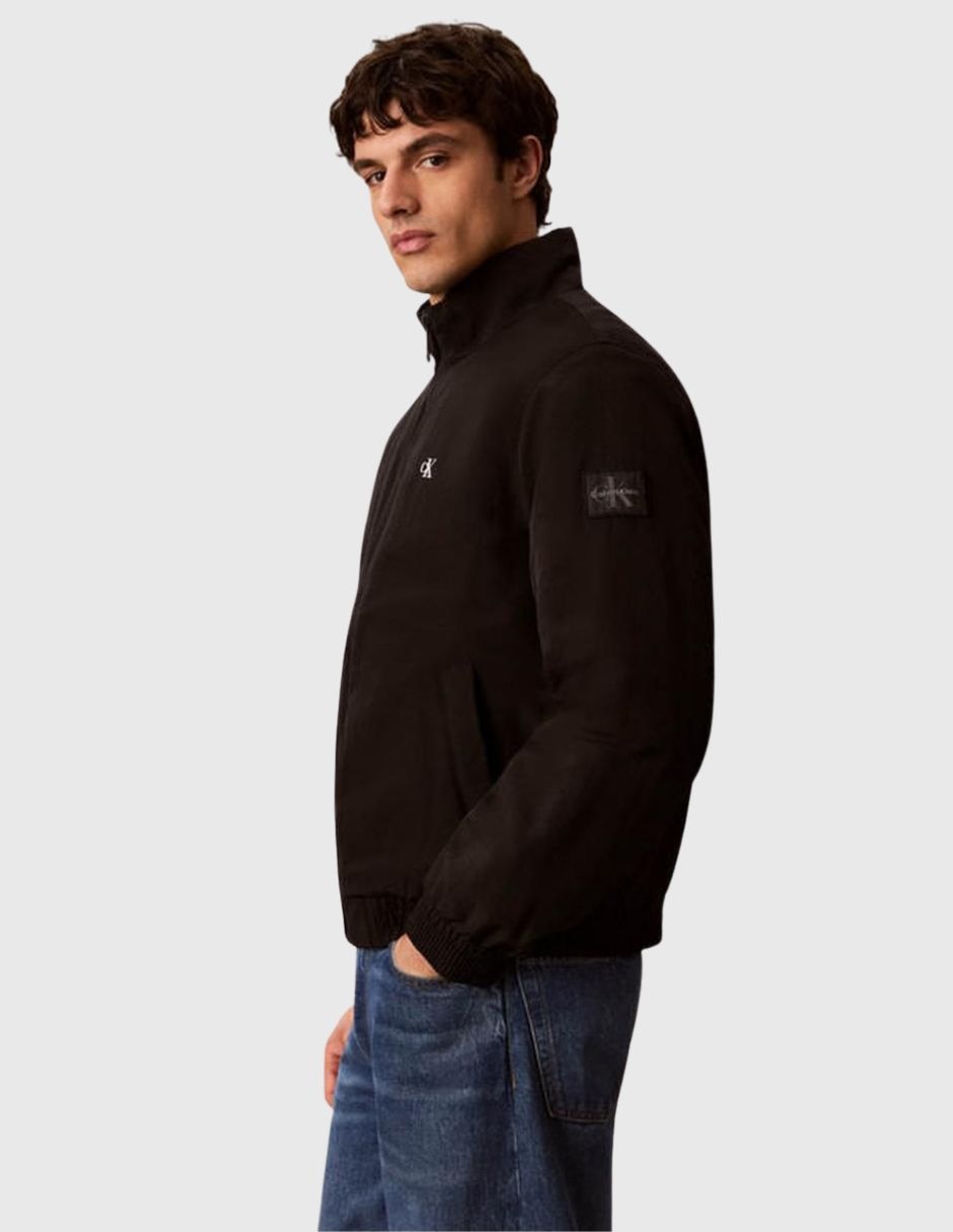 Chamarra harrington con bolsillos para hombre