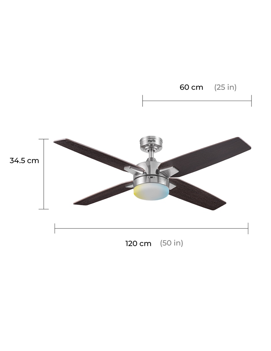 Ventilador de techo con control remoto 7