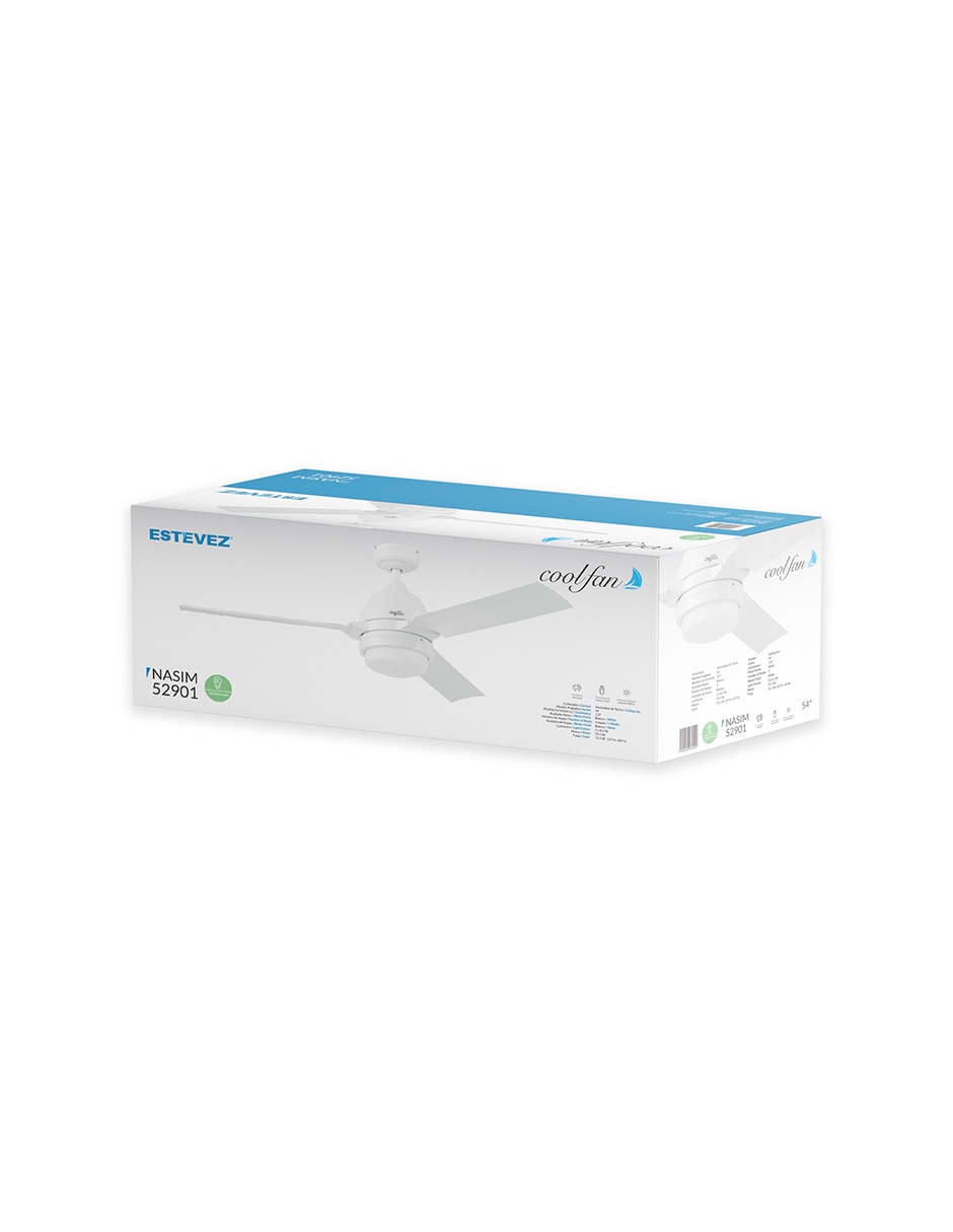 Ventilador de techo con control remoto