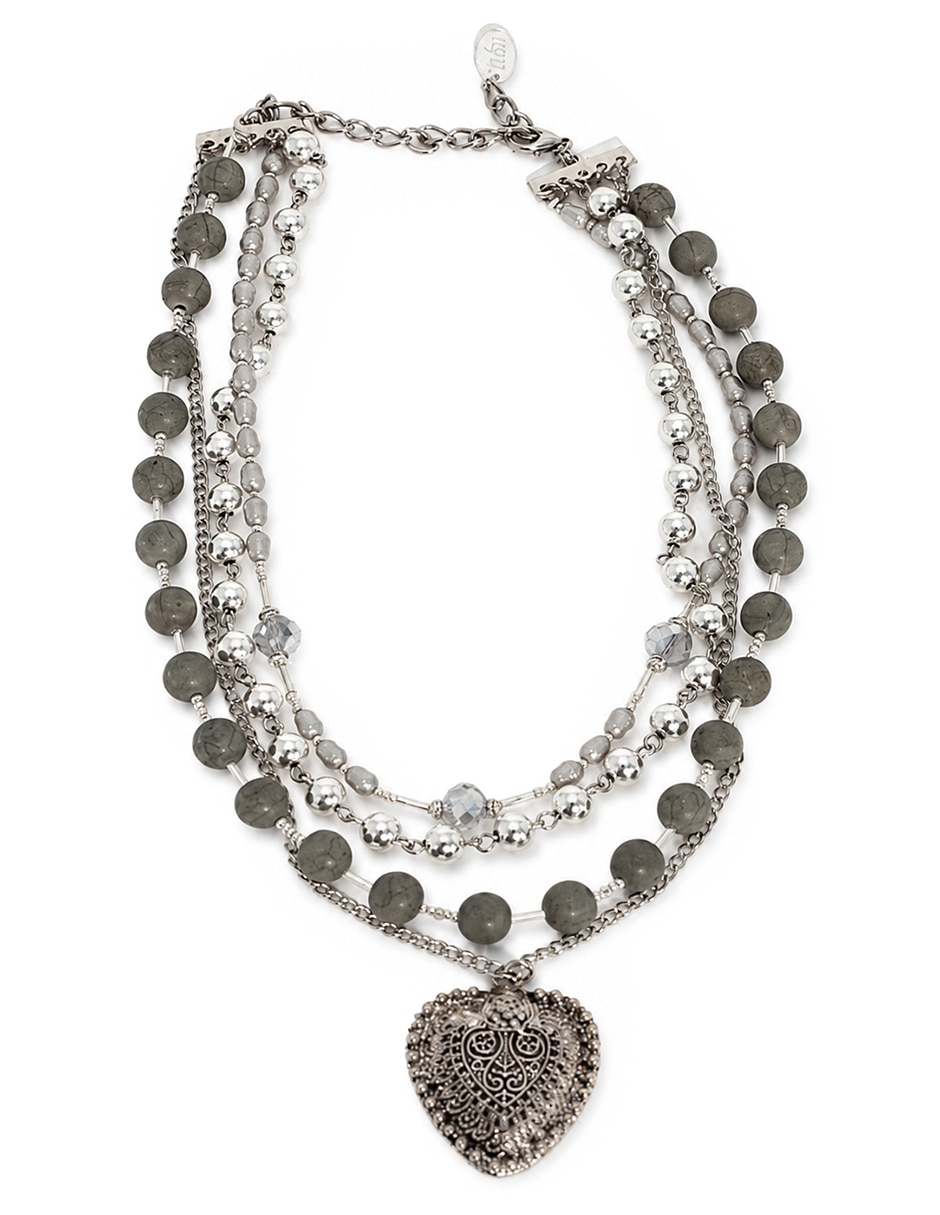 Collar de boho chic de cerámica
