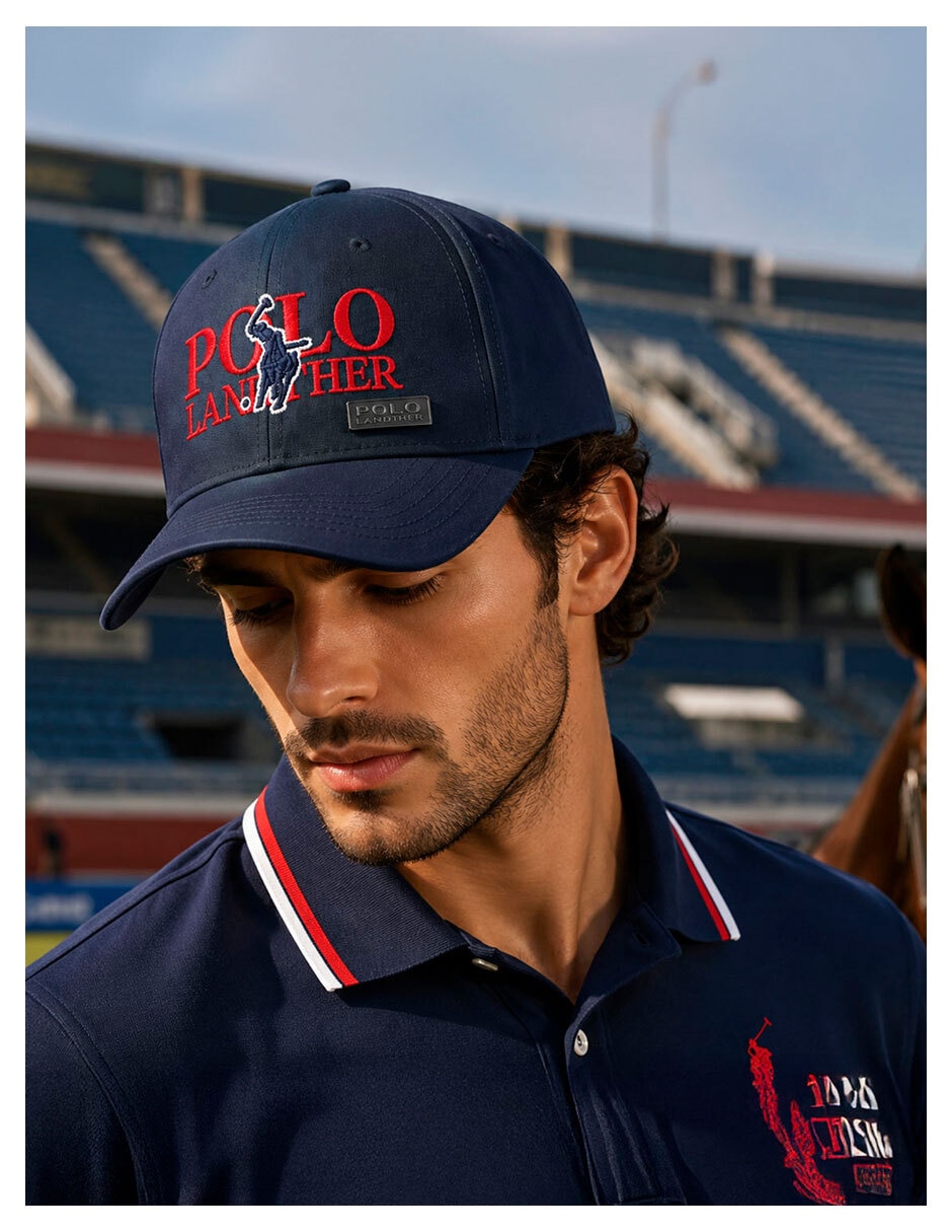 Gorra visera curva velcro casual para hombre 6