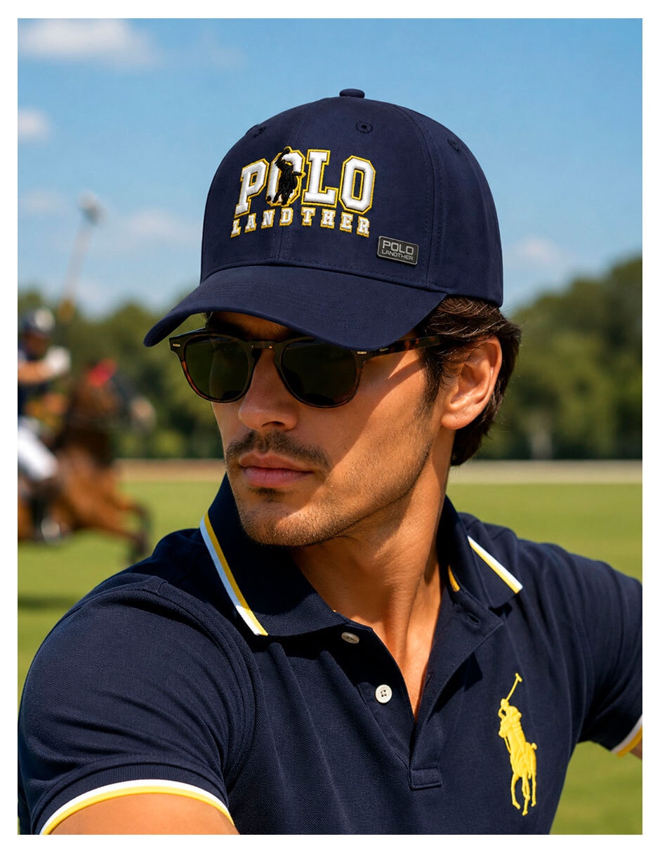 Gorra visera curva velcro casual para hombre 6