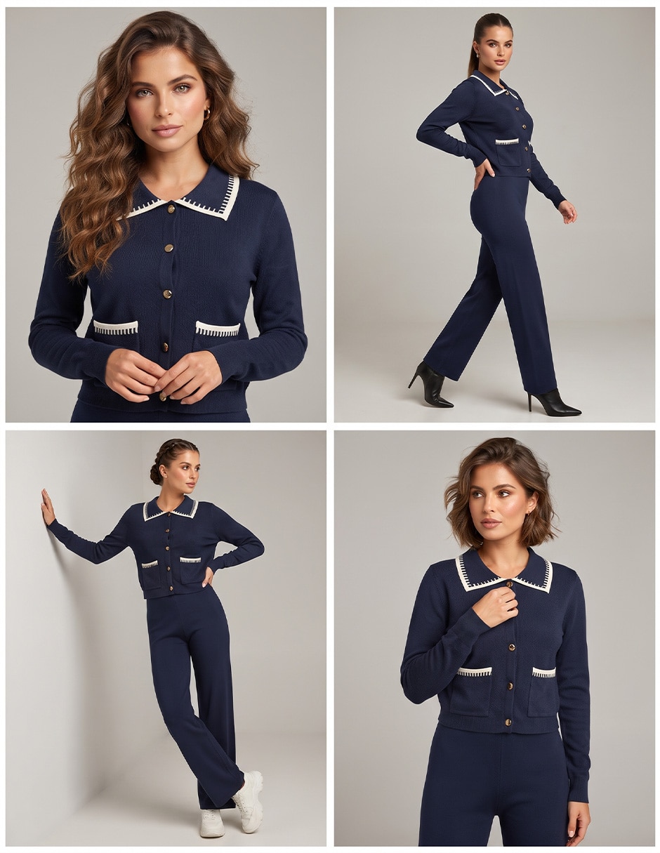 Conjunto Business casual Tejido de Algodón para No aplica Mujer 2