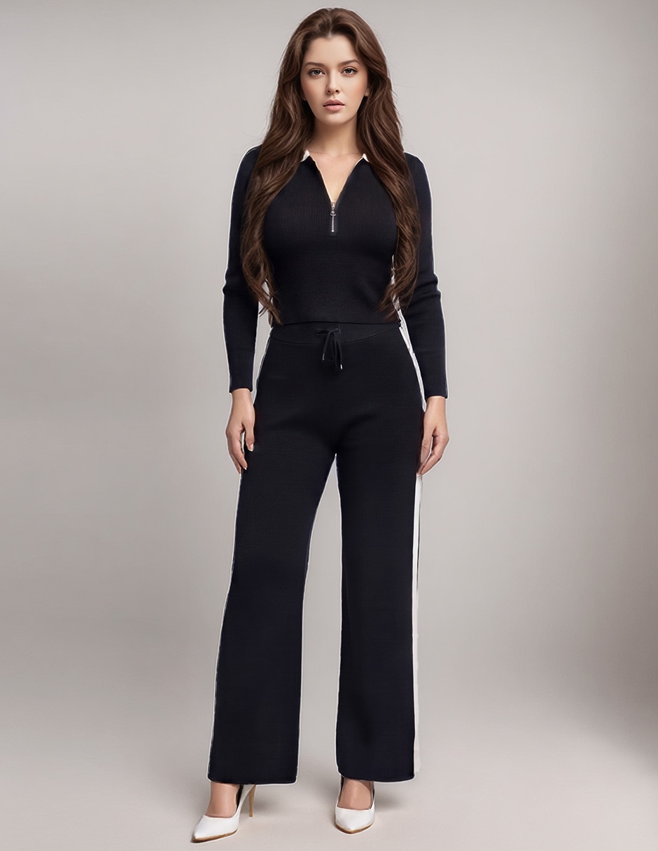 Conjunto Casual Tejido de Algodón para No aplica Mujer 1