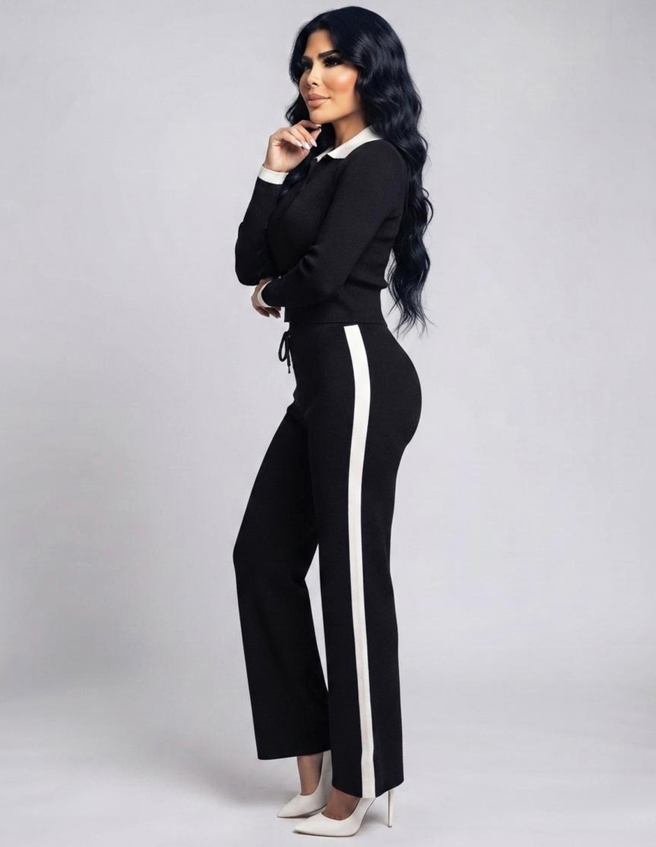 Conjunto Casual Tejido de Algodón para No aplica Mujer 4