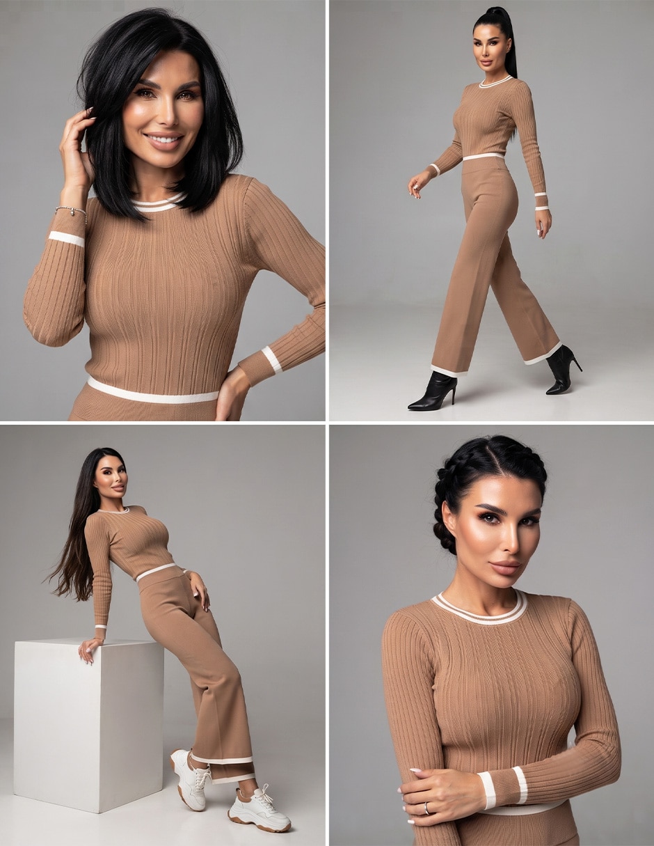 Conjunto tejido de algodón para Mujer