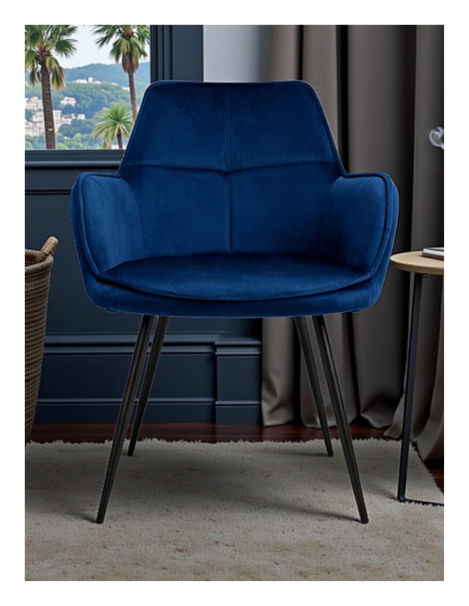 Set de sillas 2 piezas de velvet