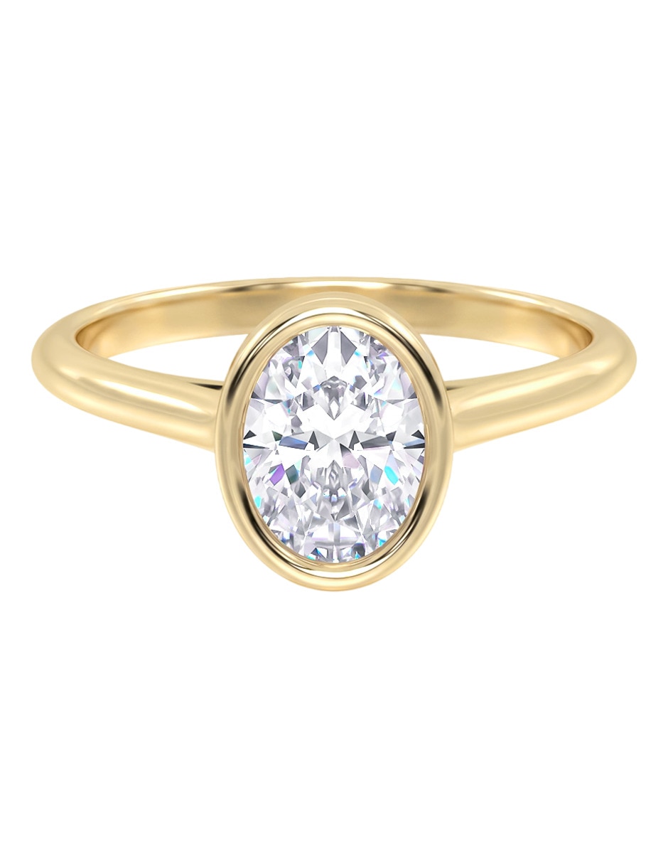 Anillo de compromiso de 10 k zirconia Anillo de compromiso de 10 k zirconia