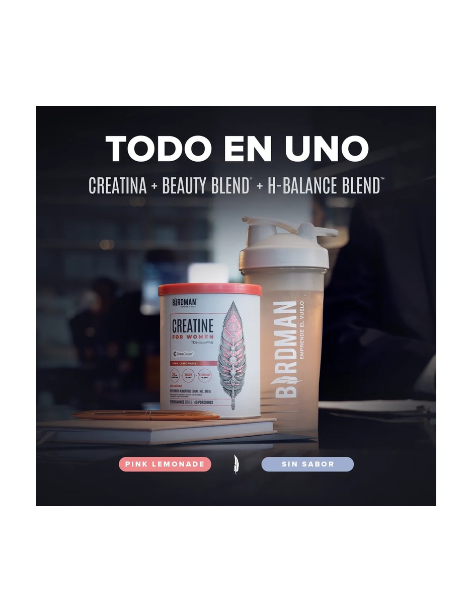 Creatina sabor Limonada de fresa de 348 g 6