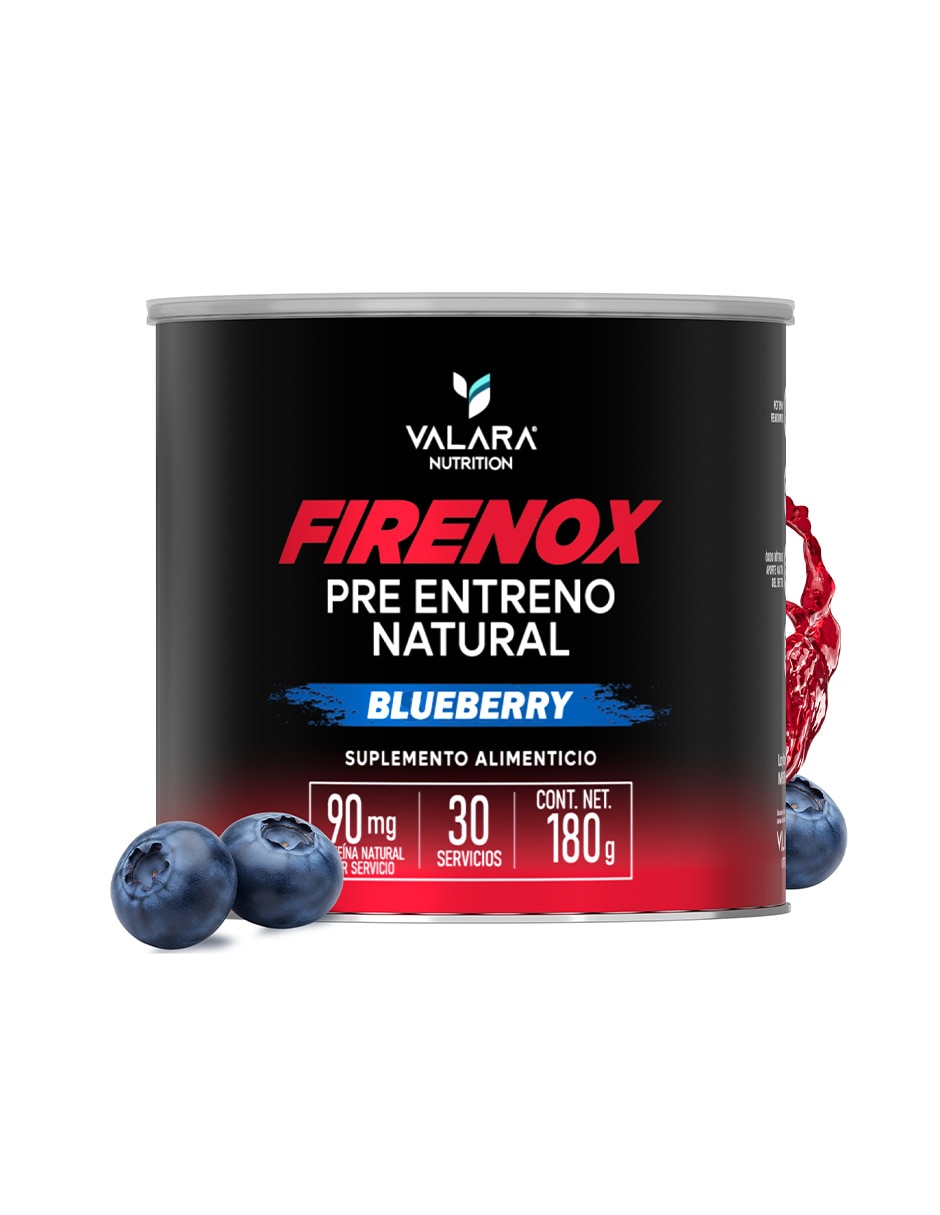 Firenox pre entreno sabor mora azul 180g con cafeína sabor mora azul de Firenox pre entreno sabor mora azul 180g con cafeína sabor mora azul de
