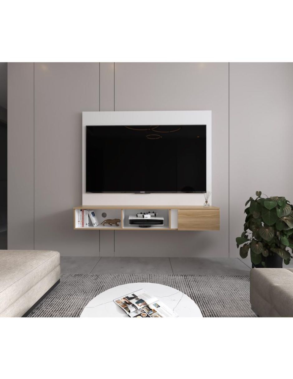 Mueble flotante para TV armable de MDP