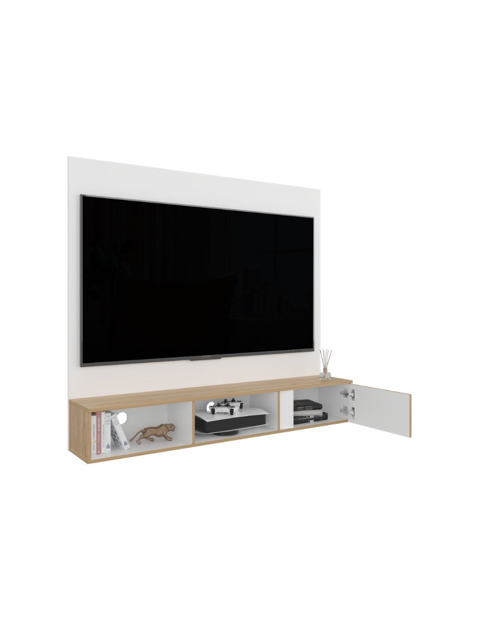 Mueble flotante para TV armable de MDP