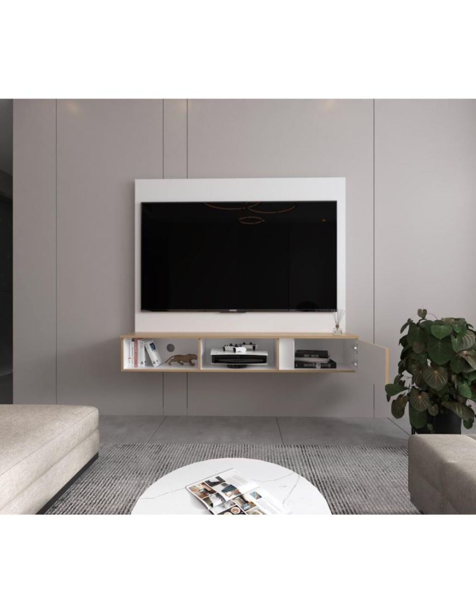 Mueble flotante para TV armable de MDP