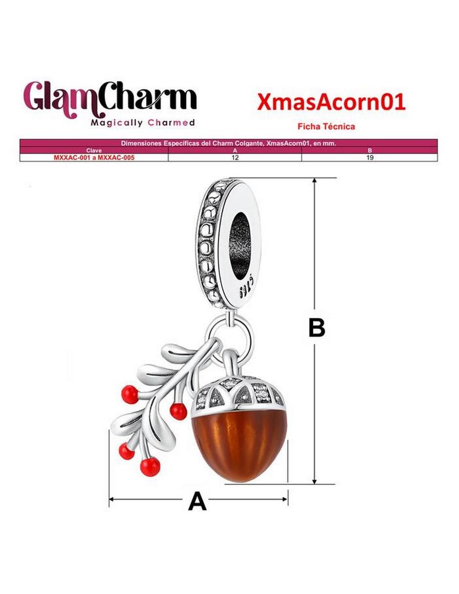 Charm para pulseras de semicircular 6