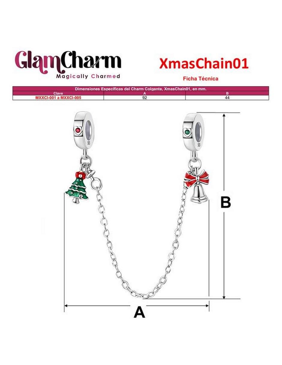 Charm para pulseras de semicircular 6