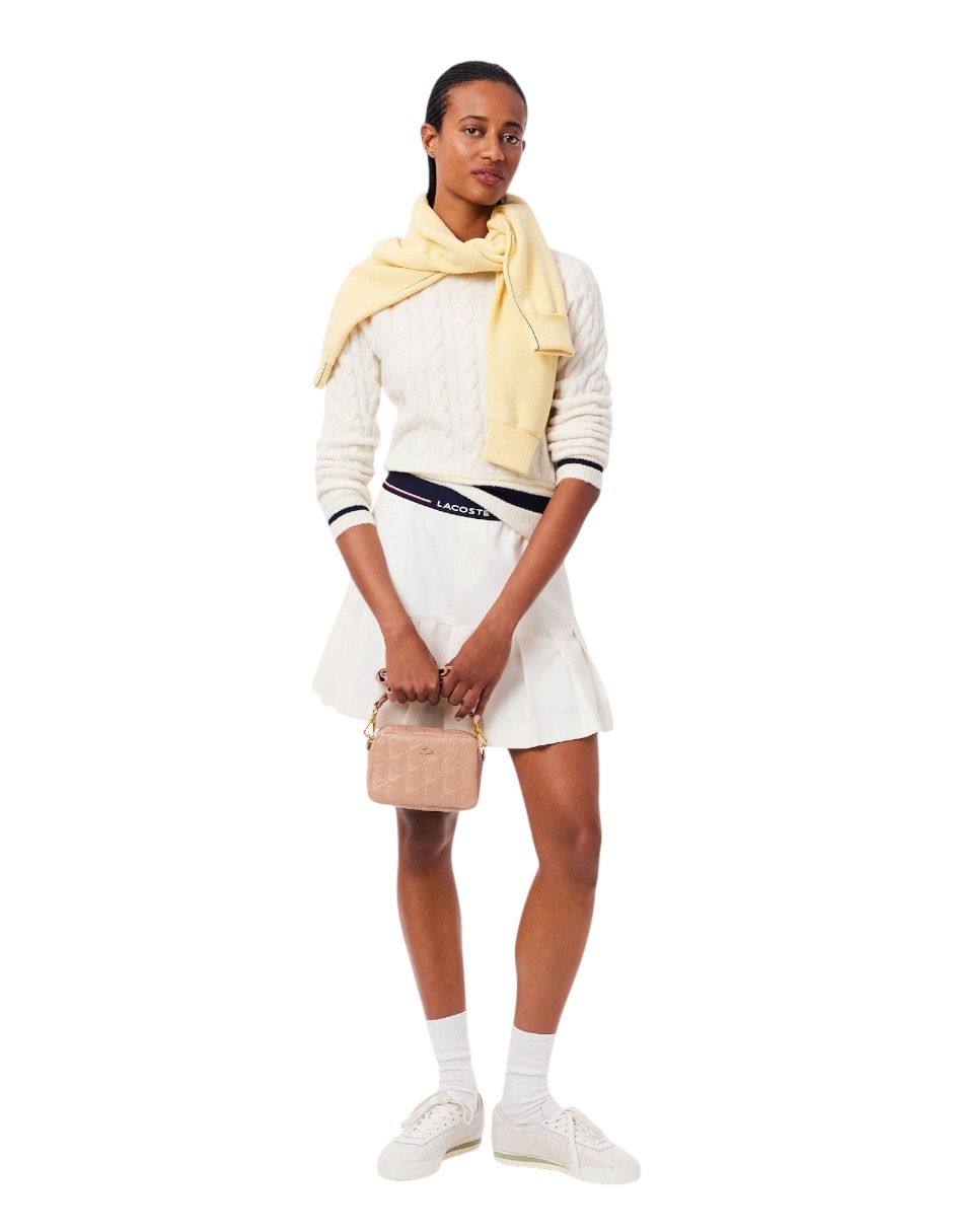 Bolsa crossbody de piel para mujer